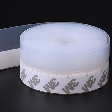 Cuộn 50-100m Ron Dán Che Khe Cửa Sổ - Chặn Gió, Cách Âm, Ngăn Bụi & Côn Trùng - Băng Keo Dán Chân Cửa Chống Ồn