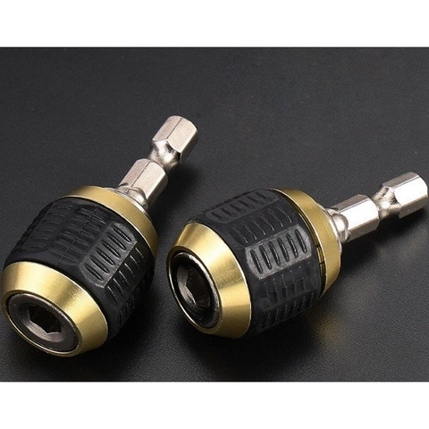 Đầu Chuyển Đổi, Tháo Lắp Nhanh Mũi Khoan Lục Giác 1/4inch 60mm, Đầu Nối Nhanh Mũi Máy Khoan Chất Liệu Thép Không Gỉ