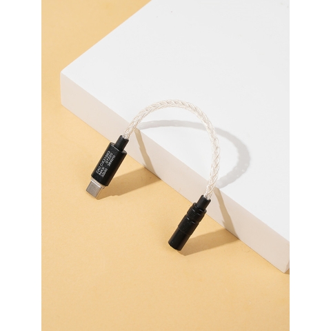 Cáp Chuyển Đổi Tai Nghe Hifi DAC Conexant CX31993 Dongle Type-C Đến 3.5mm 32b/384KHz Điện Thoại Android và Windows 10