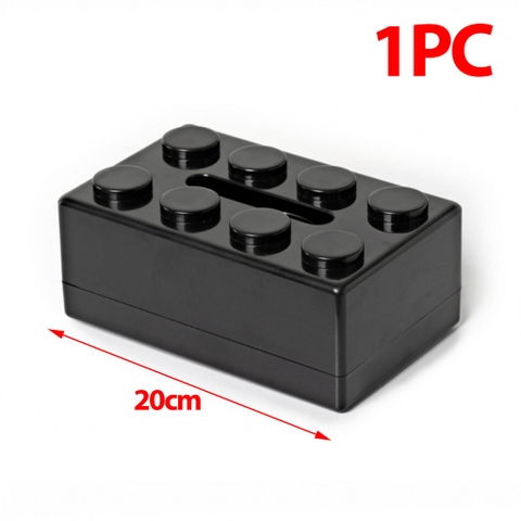 Hộp Đựng Khăn Giấy Hình Khối Xây Dựng Nhựa PP Phong Cách Hoạt Hình Pixel - Hộp Đựng Giấy Đựng Khăn Ăn