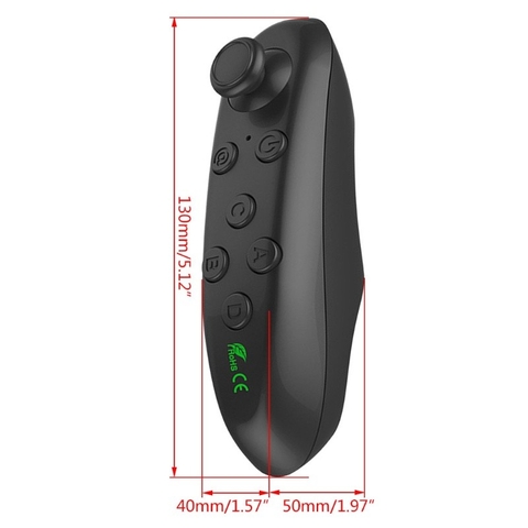 Tay Cầm VR Gamepad Tương Thích Bluetooth, Bộ Điều Khiển Từ Xa Không Dây Cho Trò Chơi Pad, Kính 3D Điện Thoại