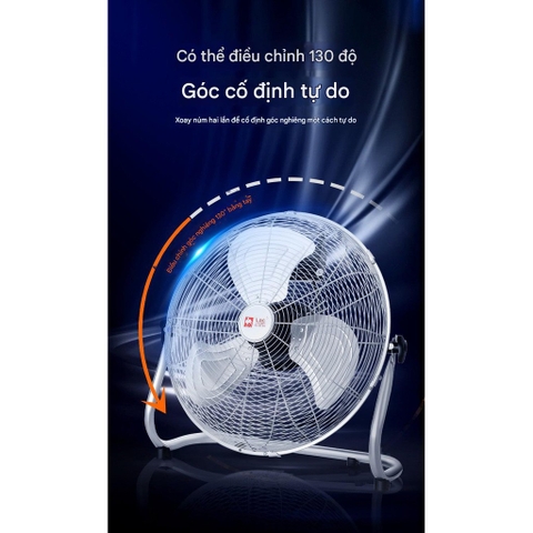 Quạt Sàn Công Nghiệp Camel FD-50 160W Kích Thước Lớn 20 Inch, Làm Mát Siêu Tốc, Bền Bỉ Cho Mọi Không Gian