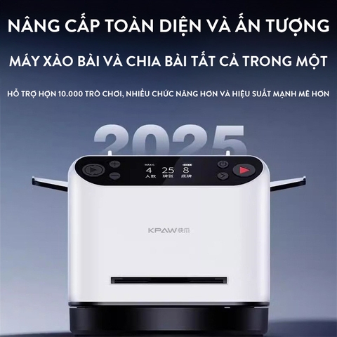 [Có Hàng Sẵn] Máy Chia Bài, Xào Bài Tự Động Thế Hệ Max 6 Cao Cấp Đầy Đủ Phụ Kiện Hàng Nội Địa Trung