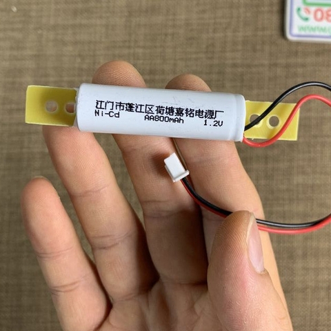 Pin nuôi nguồn đèn sự cố Exit AA800 1.2V Ni-CD 800mAh