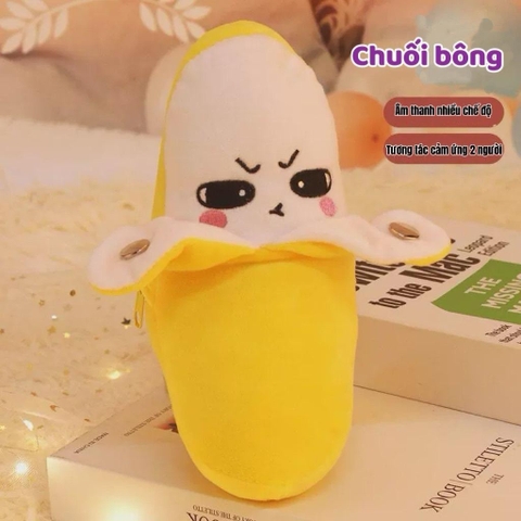 Chuối Bông Cảm Biến Phát Nhạc Piano, Nhạc Trống, Đồ Chơi Âm Nhạc Tương Tác Cảm Biến, Đồ Chơi Độc Lạ Thú Vị Món Quà Tặng