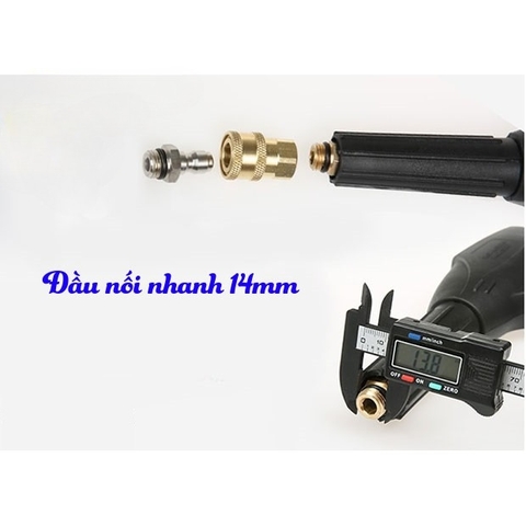 Béc phun - Đầu béc phun 0 độ - 15 độ - 25 độ - 40 độ VENICE - Gắn súng xịt rửa xe áp lực cao - Ren nối nhanh 1/4 inch
