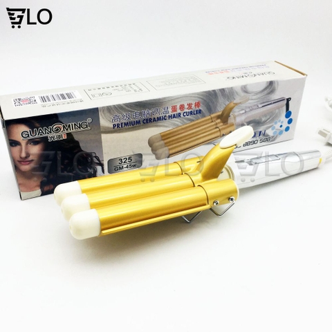 Máy Bấm Tóc Gợn Sóng 45W, Thiết Kế 3 Trục Tạo Nên Các Kiểu Tóc Lượn Sóng Theo Ý Thích