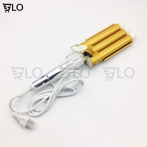 Máy Bấm Tóc Gợn Sóng 45W, Thiết Kế 3 Trục Tạo Nên Các Kiểu Tóc Lượn Sóng Theo Ý Thích