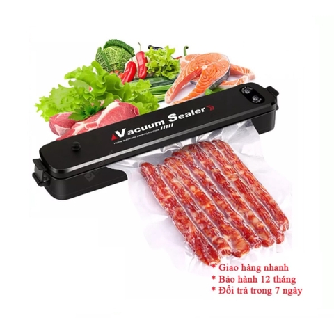 Máy Hút Chân Không Thực Phẩm Kèm Hàn Miệng Túi Mini Vacuum Sealer(Kèm 10 Túi)