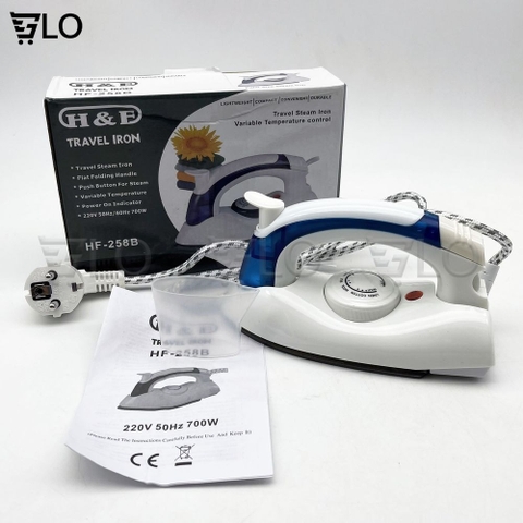 Bàn Ủi Hơi Nước HT258 Cầm Tay Nhỏ Gọn Dễ Sử Dụng, Bàn Là Hơi Nước Mini cho Gia Đình