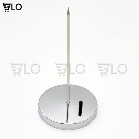 Dụng Cụ Cọc Ghim Cheng Da Cắm Giấy,Bill, Hoá Đơn, Đế Chắc Chắn