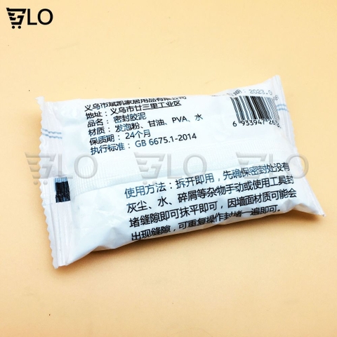 Xi Măng Dẻo Trắng Chống Thấm Polyethylene, Cách Nhiệt, Bùn Đất Sét, Keo Trám Tường Nhà, Lỗ Điều Hoà, Đường Ống Nước