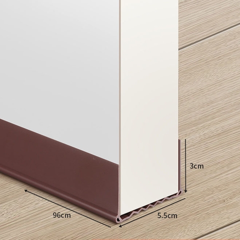 Nẹp Silicon ZicZac Thế Hệ Mới 96cm, Chặn Gió Khe Cửa Chống Thoát Hơi Gió Điều Hòa, Thanh Chống Côn Trùng Đa Năng