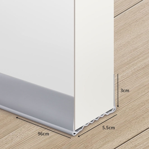 Nẹp Silicon ZicZac Thế Hệ Mới 96cm, Chặn Gió Khe Cửa Chống Thoát Hơi Gió Điều Hòa, Thanh Chống Côn Trùng Đa Năng
