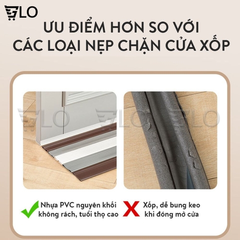 Nẹp Silicon ZicZac Thế Hệ Mới 96cm, Chặn Gió Khe Cửa Chống Thoát Hơi Gió Điều Hòa, Thanh Chống Côn Trùng Đa Năng