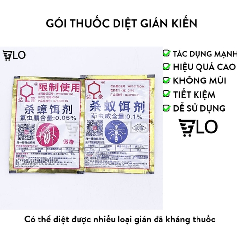 Gói Thuốc Diệt Gián Kiến Hiệu Quả Cao