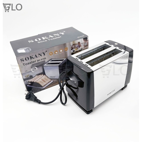Máy Nướng Bánh Mì 2 Ngăn Sokany HJT-016S