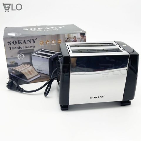 Máy Nướng Bánh Mì 2 Ngăn Sokany HJT-016S