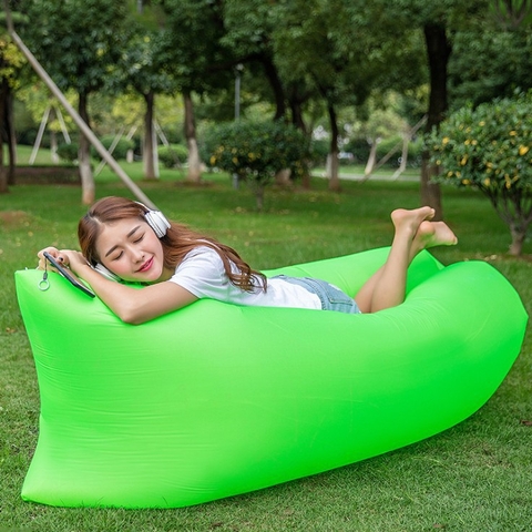 Đệm Ghế Hơi Du Lịch Không Cần Bơm Siêu Tiện Lợi