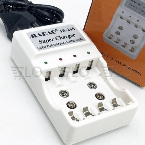 Bộ Sạc Pin Đa Năng Jiabao (Sạc Pin 2A,3A, Pin 9V)