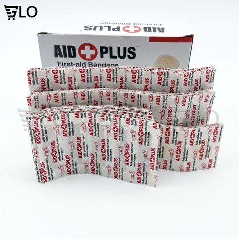 Hộp Băng Keo Cá Nhân 100 Miếng Urgo Aid First, Gạc Vết Thương, An Toàn Tiện Dụng Cho Gia Đình Và Các Cơ Sở Y Tế