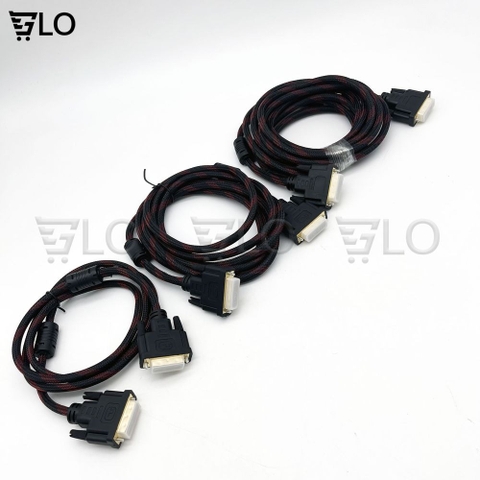 Dây Cáp Màn Hình DVI 24+1 1.5m tới 10m Hàng Bọc Dù Chống Nhiễu