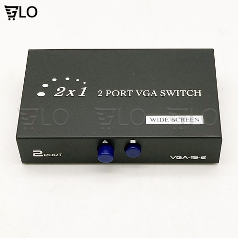 Bộ Hub Chia VGA 2 CPU Hoặc 4 CPU Ra 1 Màn Hình VGA-15-2C VGA-15-4 (2/4 Port VGA Video Switch)
