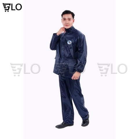 Áo Mưa Bộ Vải Dù Có Phản Quang, Siêu Bền Không Thấm Nước, Đủ Size Từ M Đến 7XL Hàng Sundo