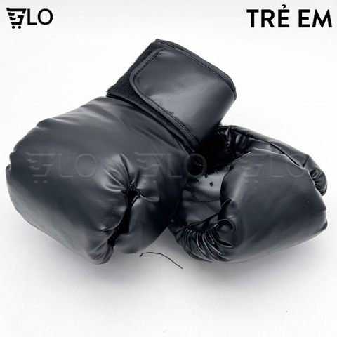 Găng Tay Boxing Trẻ Em Và Người Lớn, Găng Tay Đấm Bốc Da PU