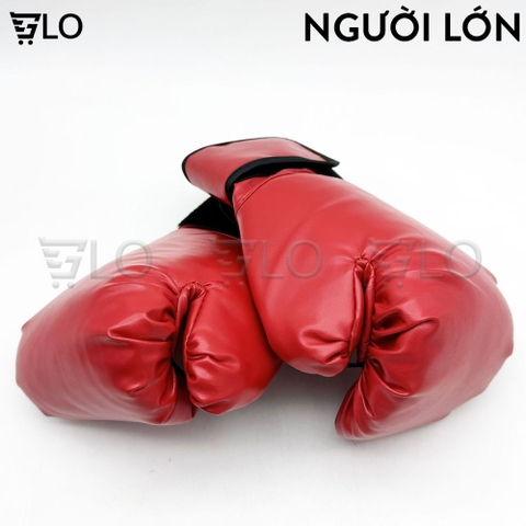 Găng Tay Boxing Trẻ Em Và Người Lớn, Găng Tay Đấm Bốc Da PU