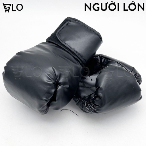 Găng Tay Boxing Trẻ Em Và Người Lớn, Găng Tay Đấm Bốc Da PU