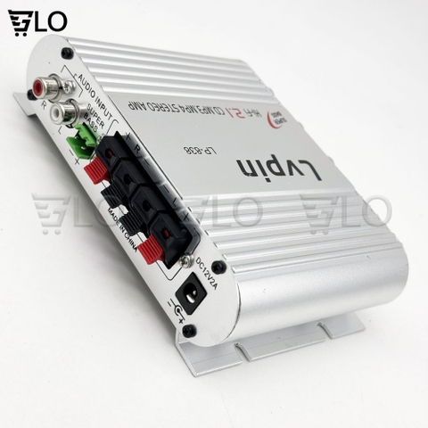 Bộ Âm Ly Mini, Amply Khuếch Đại Âm Thanh LP-838 2.1CH