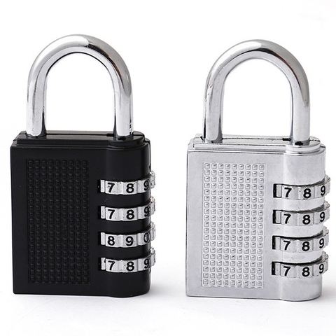 Ổ Khóa Inox Mật Mã 4 Số Kích thước 4x7.5 cm, Bảo Vệ An Toàn Cho Tài Sản Của Bạn