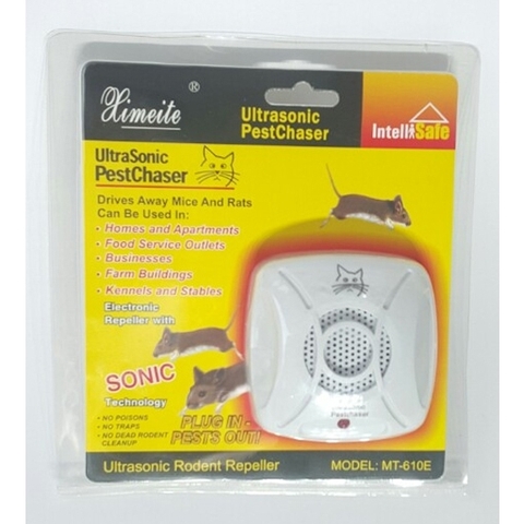 Máy Đuổi Chuột UltraSonic PestChaser MT-610E, Sạch Sẽ, Không Hóa Chất, Hiệu Quả Tức Thì
