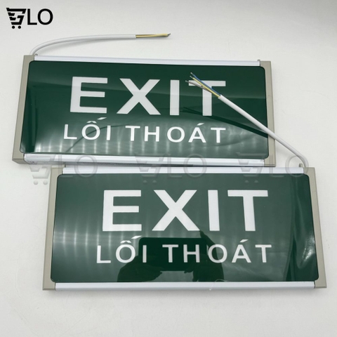 Đèn Sự Cố Khẩn Cấp Chiếu Sáng Kết Hợp Biển Chỉ Dẫn Thoát Hiểm, Toilet, Thoát Nạn Exit, Phòng Cháy Chữa Cháy