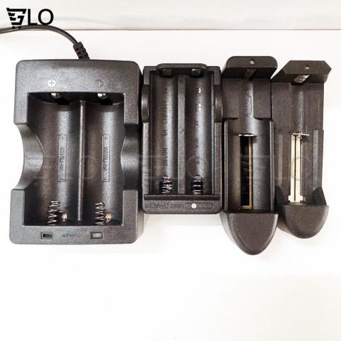 Sạc Pin Li-Ion 18650 16340 14500 26650 Sạc Đơn, Sạc Đôi Cho Đèn Pin Siêu Sáng, Quạt Mini 3 Tốc Độ...