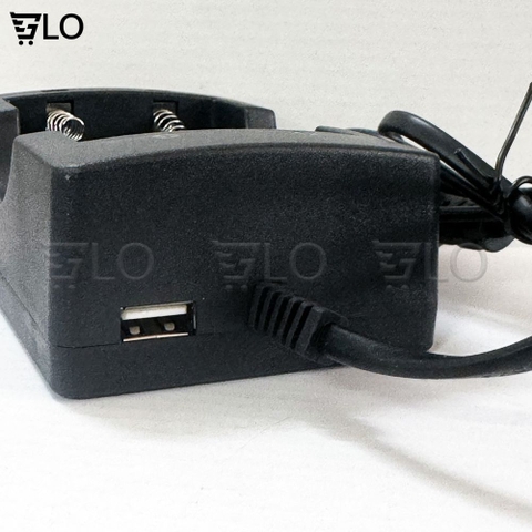 Sạc Pin Li-Ion 18650 16340 14500 26650 Sạc Đơn, Sạc Đôi Cho Đèn Pin Siêu Sáng, Quạt Mini 3 Tốc Độ...