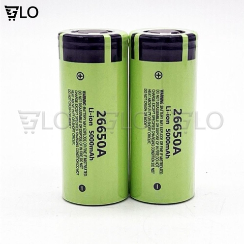 1 Viên Pin Sạc 26650 3.7v Dung Lượng Thực 5000mAh Dòng Xả Cao 30A, Pin Lithium Ion Cho Đèn Pin Siêu Sáng, Pin Dự Phòng