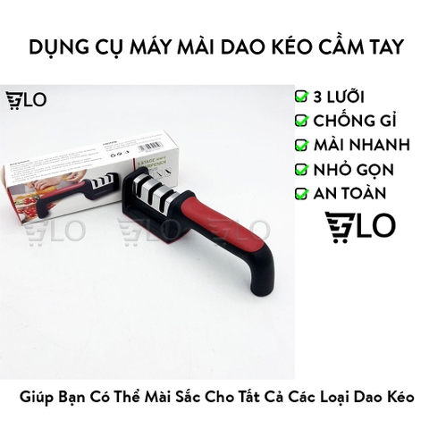 Dụng Cụ Máy Mài Dao Kéo Cầm Tay 3 Lưỡi