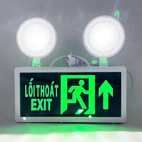 Đèn Sự Cố Khẩn Cấp Chiếu Sáng Kết Hợp Biển Chỉ Dẫn Thoát Hiểm, Toilet, Thoát Nạn Exit, Phòng Cháy Chữa Cháy