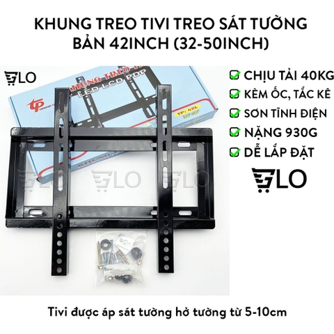 Khung Treo Tivi Thẳng/Nghiêng/Xoay Treo Sát Tường Đầy Đủ Kích Thước Từ 24inch Đến 65inch