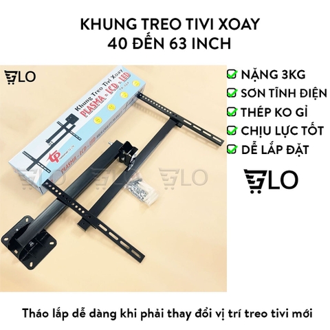 Khung Treo Tivi Thẳng/Nghiêng/Xoay Treo Sát Tường Đầy Đủ Kích Thước Từ 24inch Đến 65inch