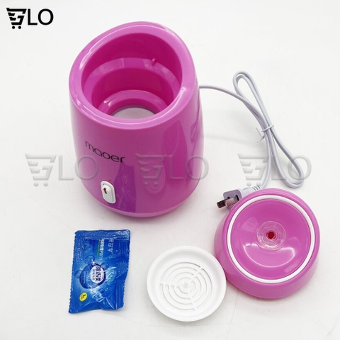Máy Xông Hơi Mặt Hoa Quả Tươi Tự Động 2 In 1 Tiện Dụng Nhỏ Gọn