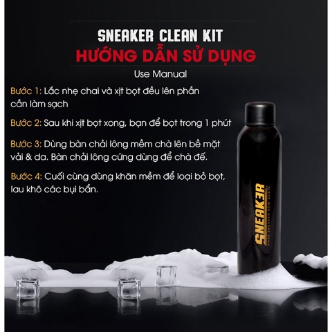 Combo Vệ Sinh Làm Sạch Giày Sneaker Chuyên Sâu SNEAK3R