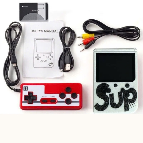 Máy Chơi Game Cầm Tay G1 Plus 400 Trò Chơi Tặng Kèm Tay Cầm, Pin, Sạc Và Dây AV Lên TV