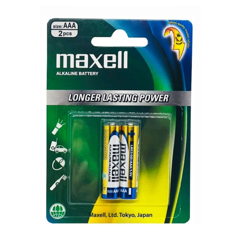 1 Cặp Pin ALKALINE Tiểu Maxell AAA LR03(GD), Maxell AA LR6(GD) Chính Hãng (Pin Tiểu Nhỏ)