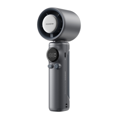 Quạt Cầm Tay Mini Phản Lực Tốc Độ Cao 100 Gear Tốc Độ Gió, Điều Chỉnh Tốc Độ, Pin 4000mah