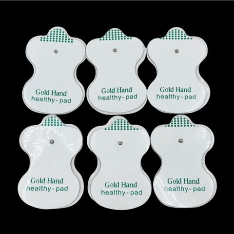 Combo 10 Miếng Dán(5 Cặp) Xung Điện Màu Trắng - Phụ Kiện Máy Massage Trị Liệu, Dùng Cho Giảm Đau Nhức Hiệu Quả