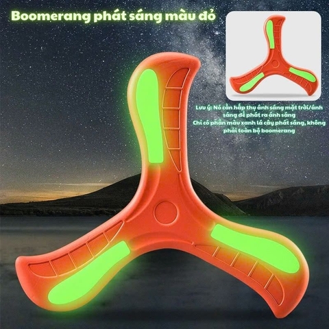 Đồ Chơi Boomerang 3 Cánh Xốp Mini Cho Bé Tự Quay Lại, Đĩa Bay Chéo Ba Lá Bằng Nhựa, Đĩa Ném Bumerang 3 Lá Hồi Chuyển