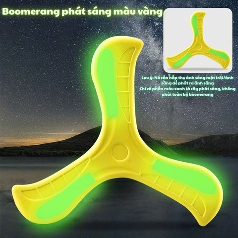 Đồ Chơi Boomerang 3 Cánh Xốp Mini Cho Bé Tự Quay Lại, Đĩa Bay Chéo Ba Lá Bằng Nhựa, Đĩa Ném Bumerang 3 Lá Hồi Chuyển